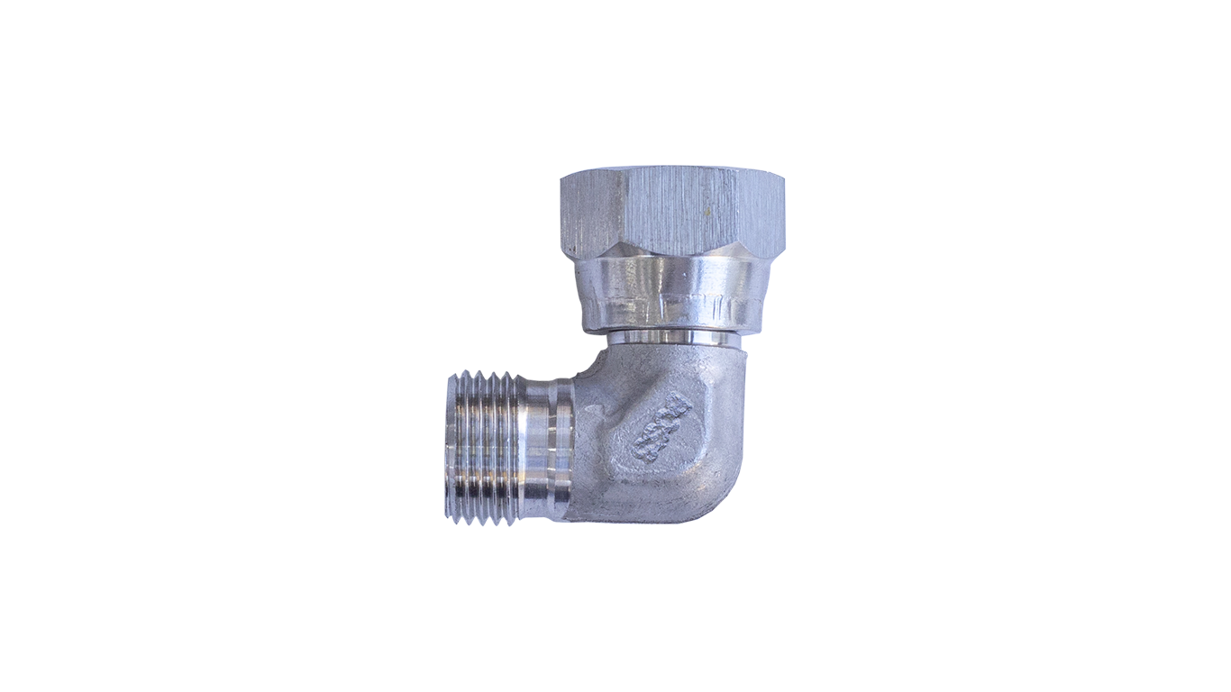 Stainless BSP Male Elbows with Swivel BSP Nut